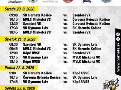 Hornets Cup 2025 od stredy do nedele na košickom kúpalisku Červená hviezda!