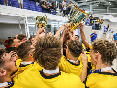 ŠK Hornets Košice pokrstil NOCKE zlatom, brankár Filip Balogh s ocenením pre najlepšieho brankára turnaja!