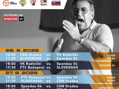 V Košiciach sa chystá už koncom augusta veľký vodnopólový sviatok!